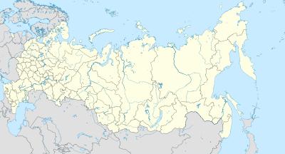 Location map many is located in Russia