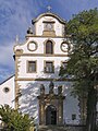 Portalgiebel der kath. Kirche St. Abdon und Sennen