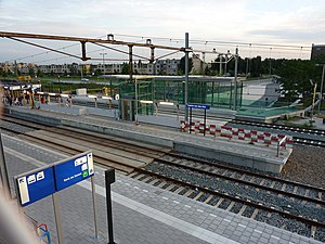 Der Bahnhof nach dem Neubau (2010)