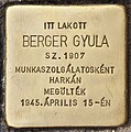 Berger Gyula, Kerepesi út 32.