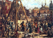 Казимир III закладывает первый католический храм Львова