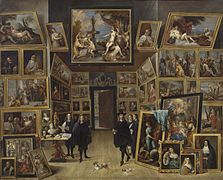 El archiduque Leopoldo Guillermo, en su galería de pinturas de Bruselas (Museo del Prado de Madrid).