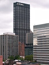 The U.S. Steel Tower in downtown Pittsburgh U. S. Steel Tower from Duquesne University, 2023-05-04, 02.jpg