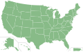 Mappa Usa vuota