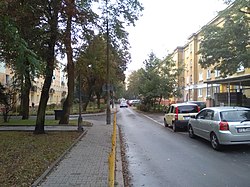 Bukowa Street in Dębiec, Poznań