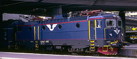 Modernizirana lokomotiva Rc7 1422 (SJ AB) u posebnom bojanju Blue IC iz 2002. godine
