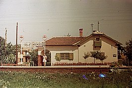 Station van Balatonrendes (foto uit 1942)