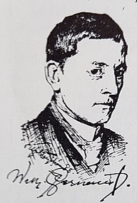 Wille Gernandt portrætteret af Alfred Bergström