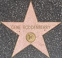 Gene Roddenberry's star on the Hollywood Walk of Fame