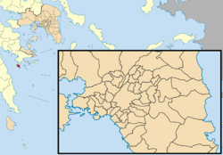 Spetses - Localizzazione