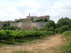 View of Lecques, from the south.