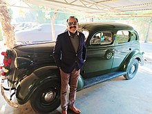 Arvind Mayaram and a vintage car