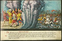 Folio 5. Moisés partiendo el Mar Rojo