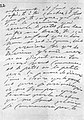 Brief Zofia Potockas an ihre Tochter Zofia Kisseljowa, 1821, Krakau (französisch).