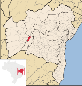 Poziția localității Sítio do Mato