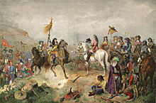 August 12: Battle of Mohacs. Battle of Mohacs 1687.jpg