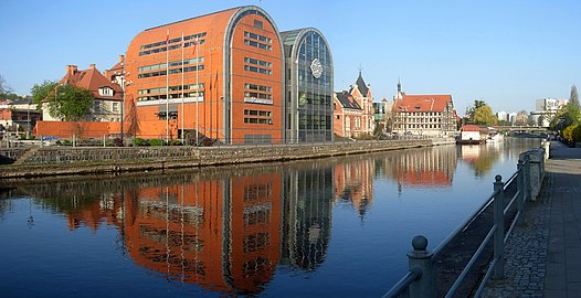 View from opposite bank of Brda river