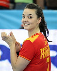 Beatriz Fernández con la selección española.JPG