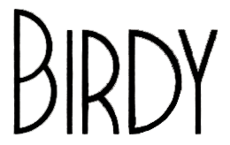 Logo del disco Birdy