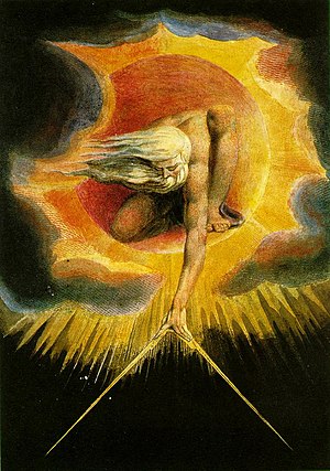 William Blake's etching/watercolour "Anci...