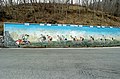 Mythologische Mauer, dem italienischen Radsport gewidmet.