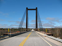 Route de la Baie James, pont sur la rivière Rupert