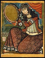 «Перська дівчина з тамбурином», живопис 19 ст.