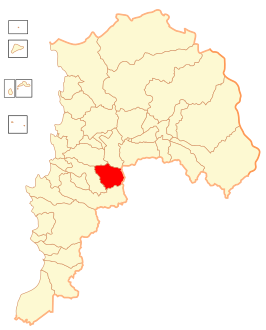 Kaart van Olmué