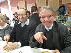 Jury du Concours mondial du savagnin avec l'écrivain Michel Clerc