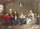 Il conte Pierre-Jean de Bourcet con la sua famiglia (1791)