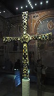 Desiderius cross (enlarge the image to see the medallion in the centre of the lower part of the cross)