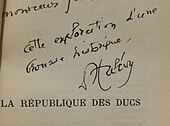 signature de Daniel Halévy