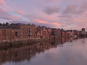 English: Dawn over the River Ouse