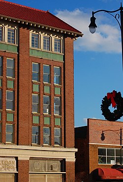 Downtown Fayetteville, North Carolina in December 2010.