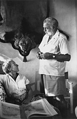 Ernest Hemingway et son épouse, Mary, à la Finca La Vigia.