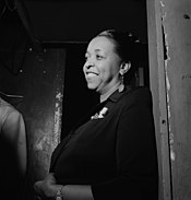Ethel Waters sang "Stormy Weather" at the Cotton Club. Ethel Waters - William P. Gottlieb.jpg