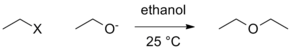 Ethyl halide ethoxide reaction.png