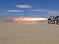 FALCON SLV stage 2 engine test, June 28, 2005. Mojave, California.