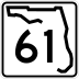 State Road 61 marker