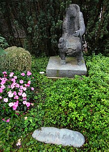 Friedrich Kuhn (1926–1972) Maler, Zeichner, Bildhauer. Grab, Friedhof Enzenbühl, Zürich