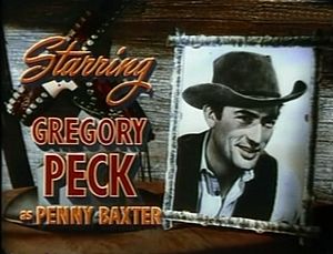 Cropped screenshot of Gregory Peck from the tr...