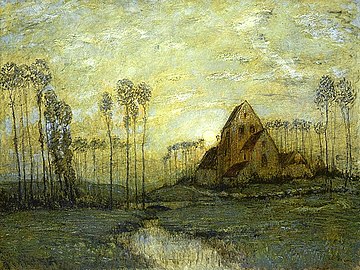 An Old Church at Montreuil, entre 1906 et 1907, Smithsonian American Art Museum