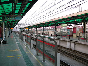 2008年的呼蘭路站1號線月台