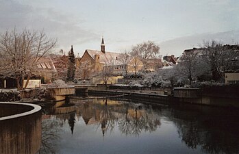 De Innerste in het centrum van Hildesheim