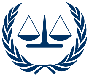 English: International Criminal Court (ICC) logo