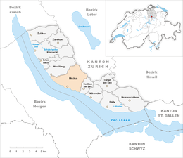 Meilen – Mappa