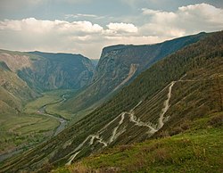 Tšulyšmanjoen rotkoa.