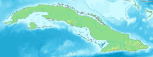 Місцеположення парку на мапі Куби