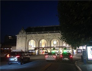 特鲁瓦站夜景（2015年10月）