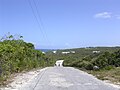 Road on Long Island, The Bahamas.